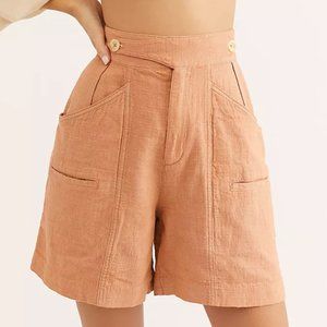 Free People Peach Women's Shorts